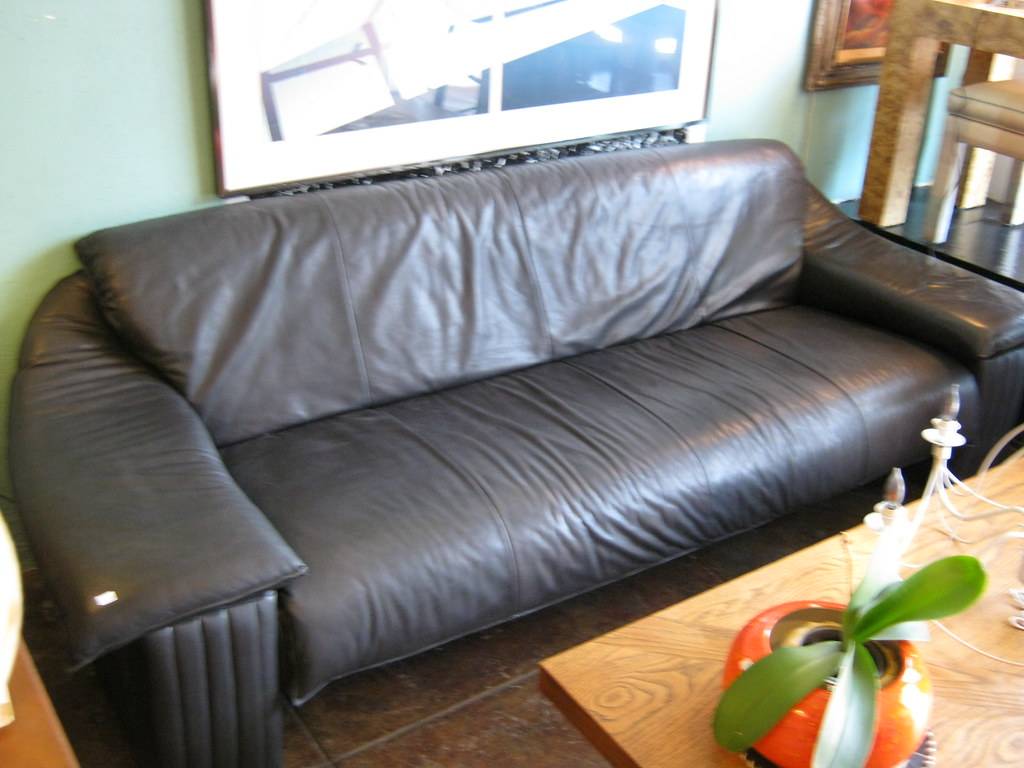 1980's Leather sofa