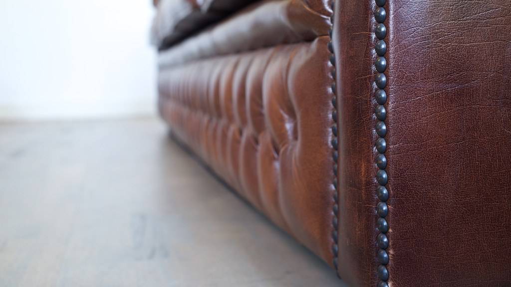 For sale: Chesterfield four seater sofa