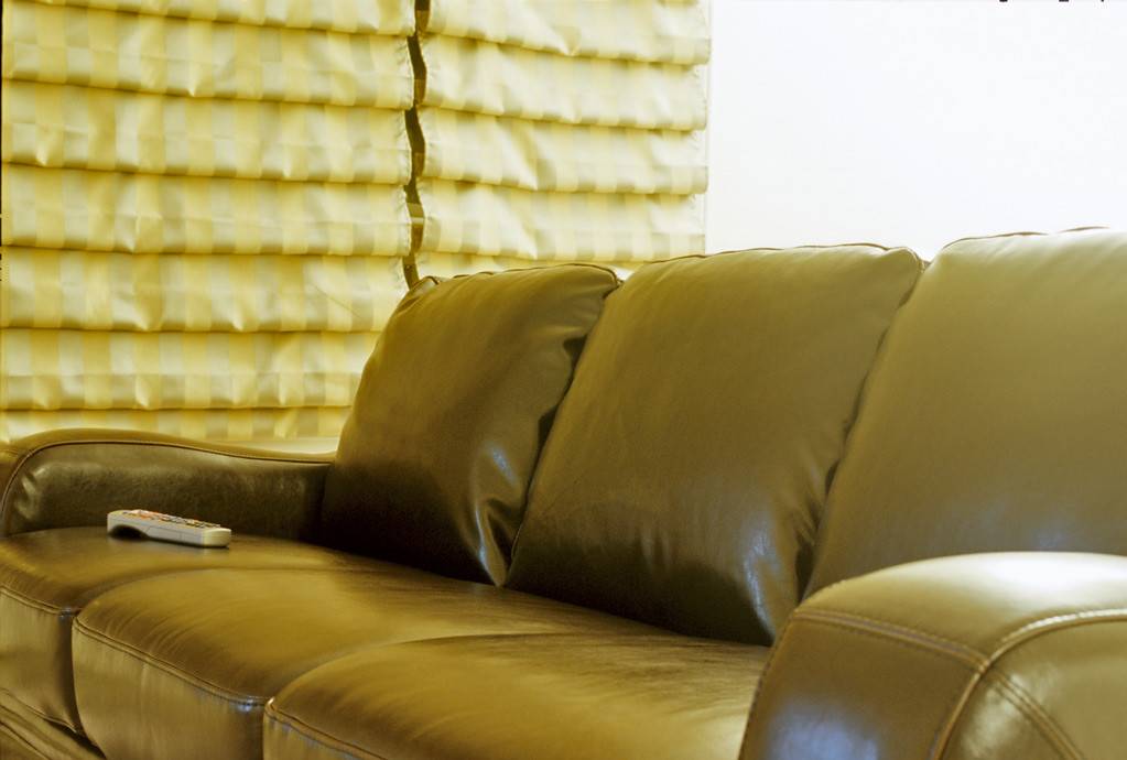 Leather couch