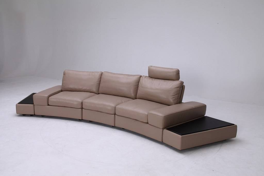 Modern Leather Sofa Set furniture in Grey color - VGKK1295B-O-LATTE